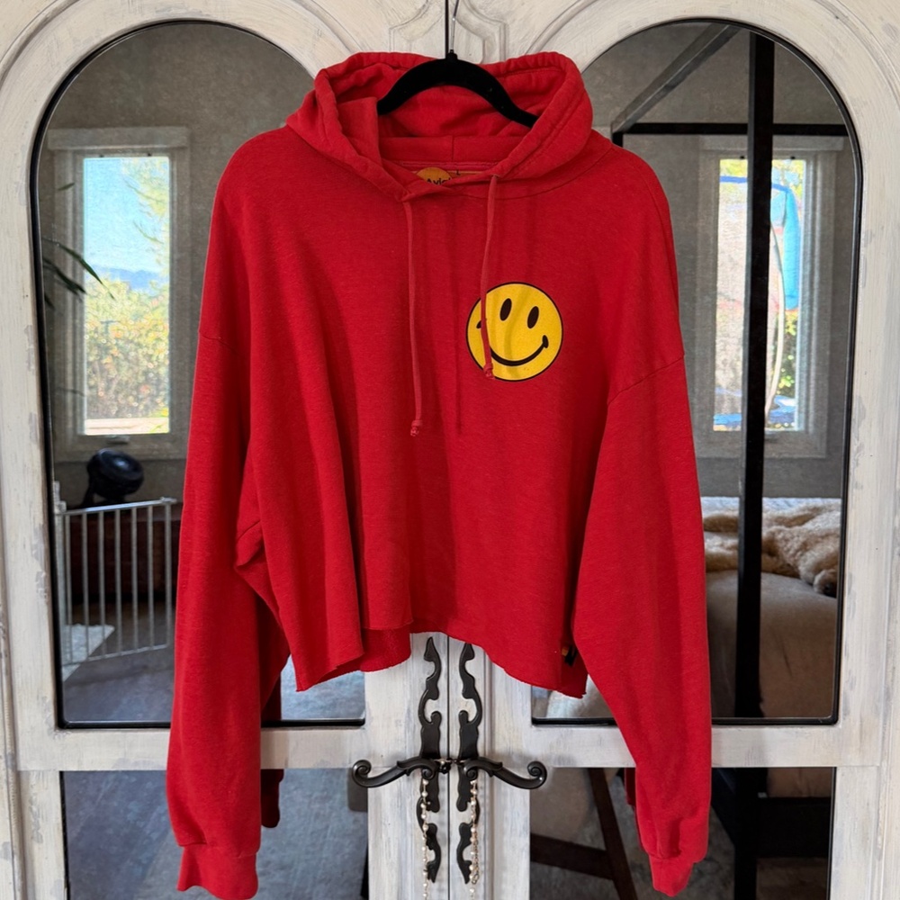 Aviator Nation Women's Cropped Hoodie, Sz L